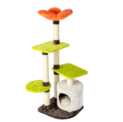 118cm Flower Cat Tree Tower