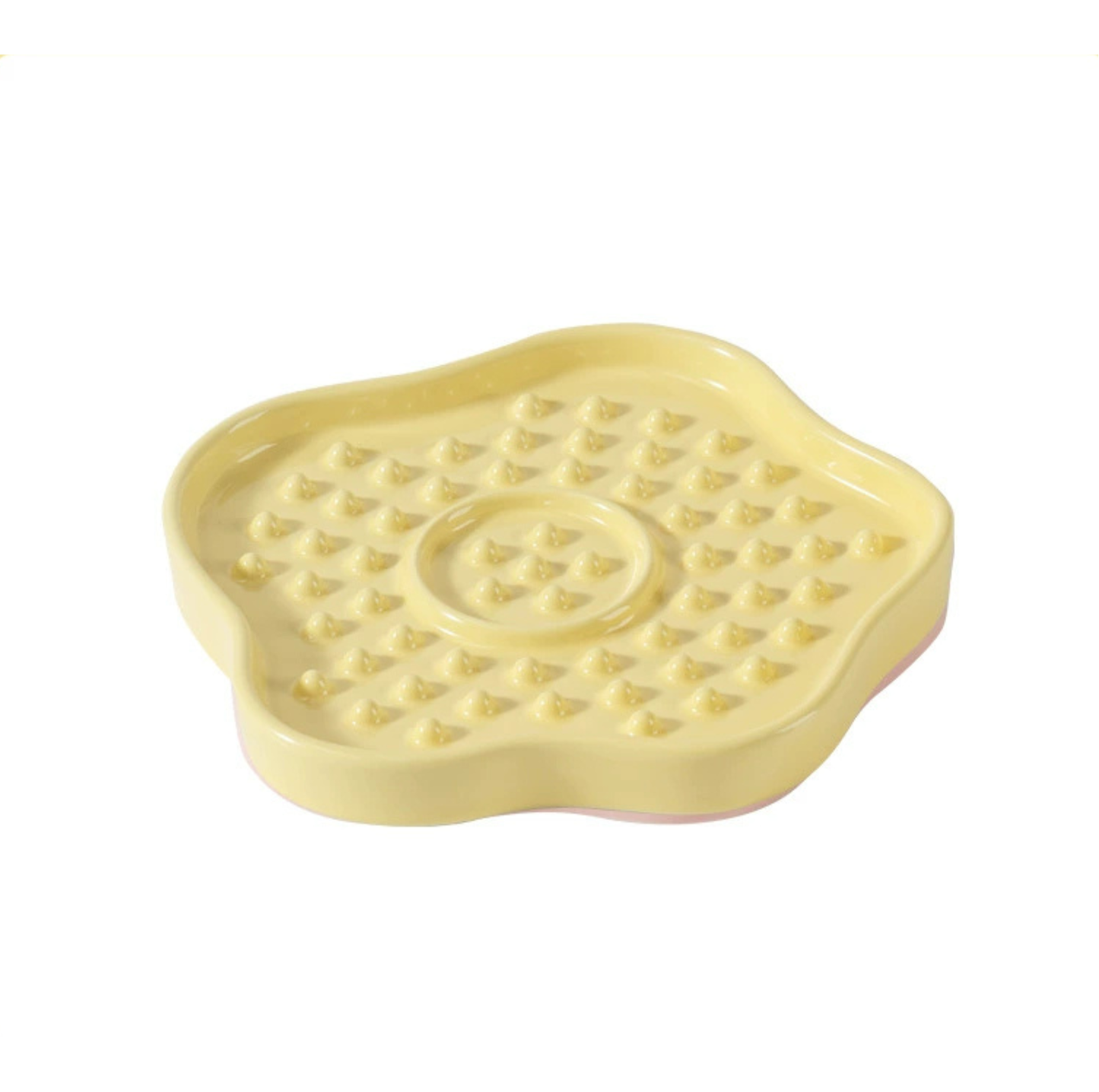 Petal Shaped Ceramic Pet Slow Feeder
