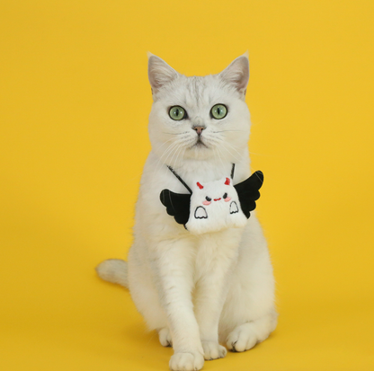 Halloween Pet Bib Collar – Pumpkin, Ghost, Spider & Bat Plush Designs for Cats and Dogs