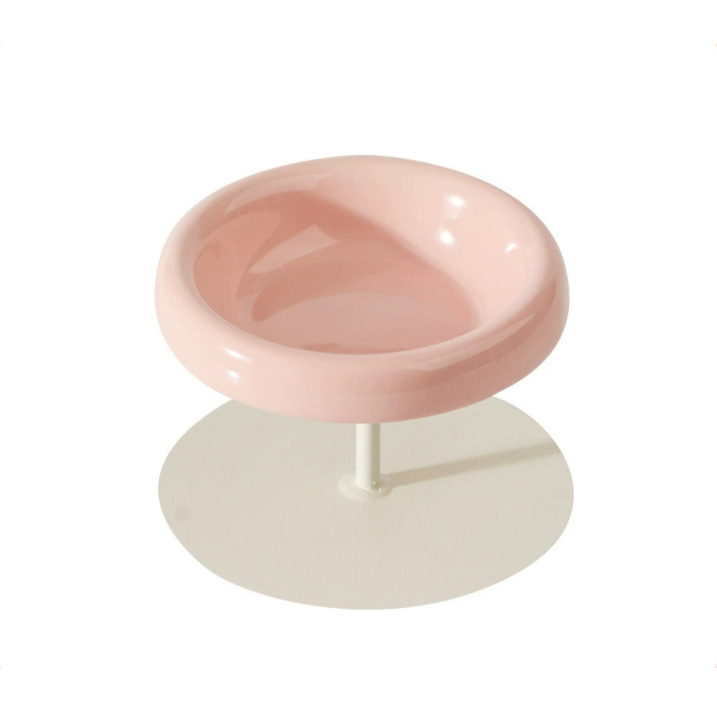 Aura Ceramic Pet Bowl with Metal Stand