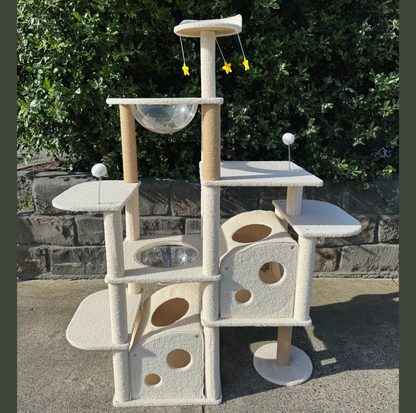 Ella's Castle: Super Large Cat Tree -9 Tiers, Height 173cm