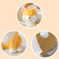 Shiba Dog-Inspired Ceramic Home Decor Ornament- With Randomly Selected Bib Accessory