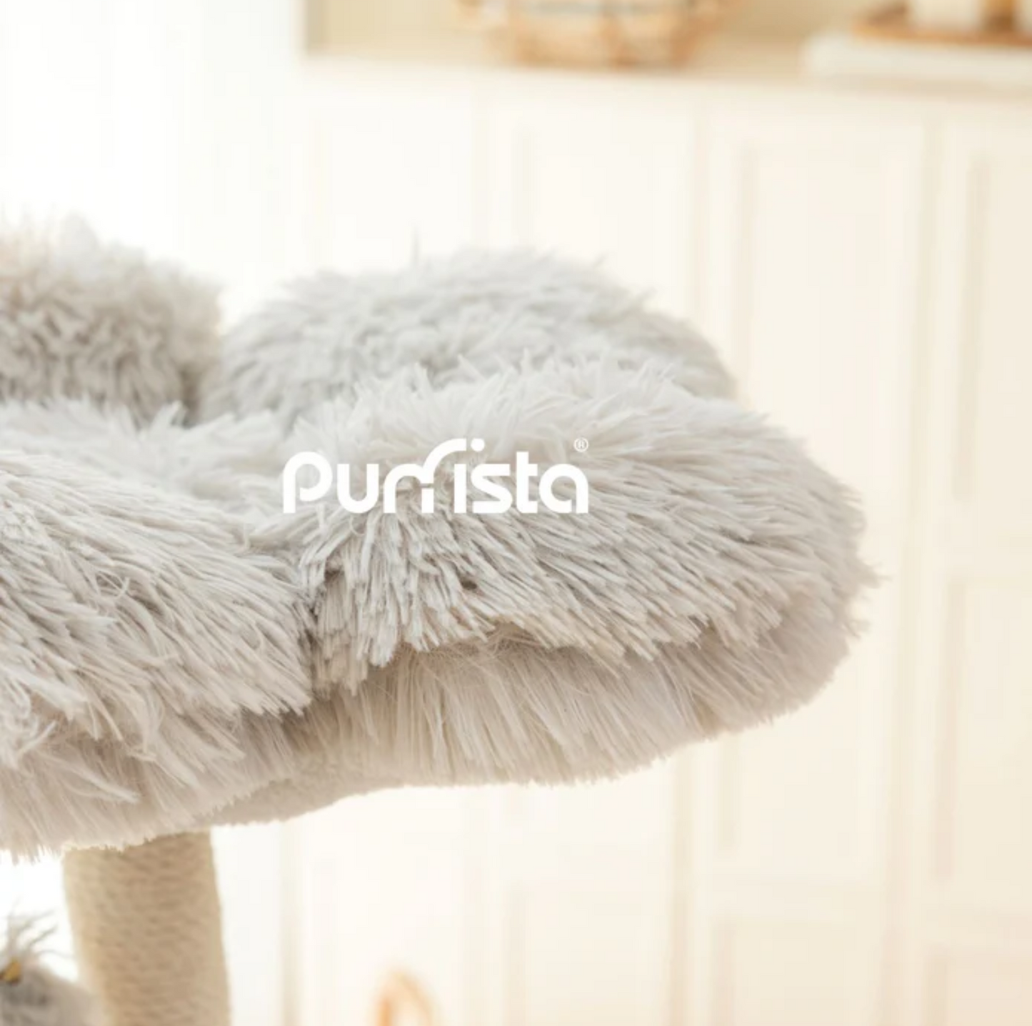 Purrista Mushroom Ice Cream 120cm Cat Tree (Three-Layer) - Grey