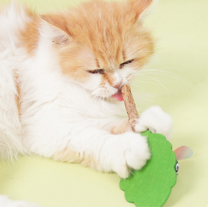 Cartoon Insect Silvervine Cat Chew Toy