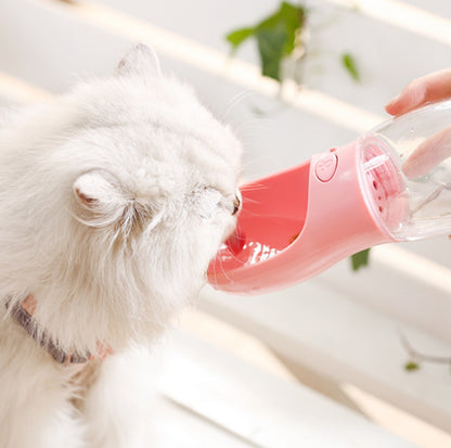 Portable Pet Water Bottle - Leak-proof and Durable, 550ml