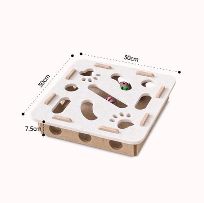 Felt Maze Interactive Cat Puzzle Box