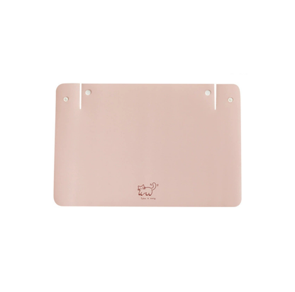 Foldable Semi-Enclosed PU Leather Pet Food Mat