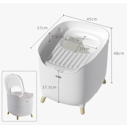 MakeSure Mochi Top-Entry Cat Litter Box 100L