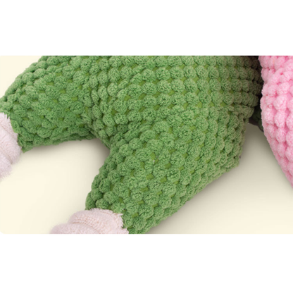 Squeaky Chicken Plush Dog Toy with Built-in Squeaker