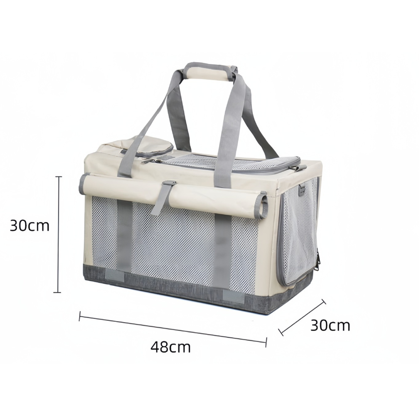 Oxford Boxy Pet Travel Tote Carrier for Cats & Small Dogs