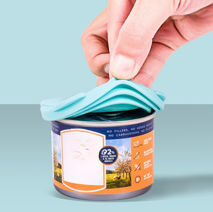 Paw-Shaped Silicone Can Lid & Feeding Spoon (Available Saperately)