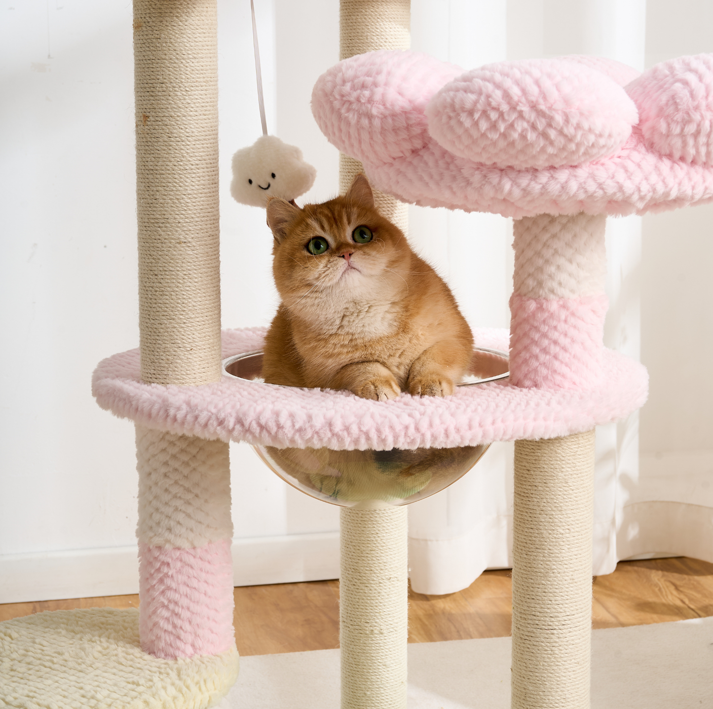 Blush Bloom Multi-Platform Cat Tree