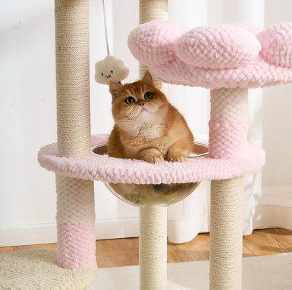 Blush Bloom Multi-Platform Cat Tree