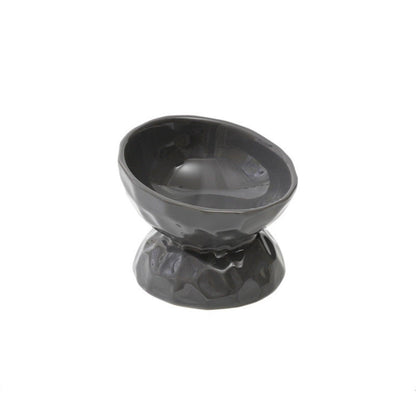 Ceramic Raised Pet Bowl for Cats and Dogs