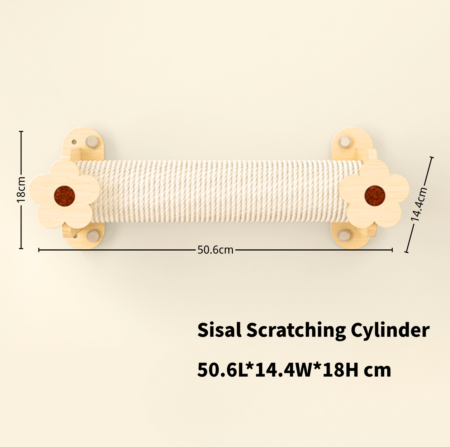 Elk-Themed Wall & Window Cat Playground Set (Screws & Suction Cups Included)