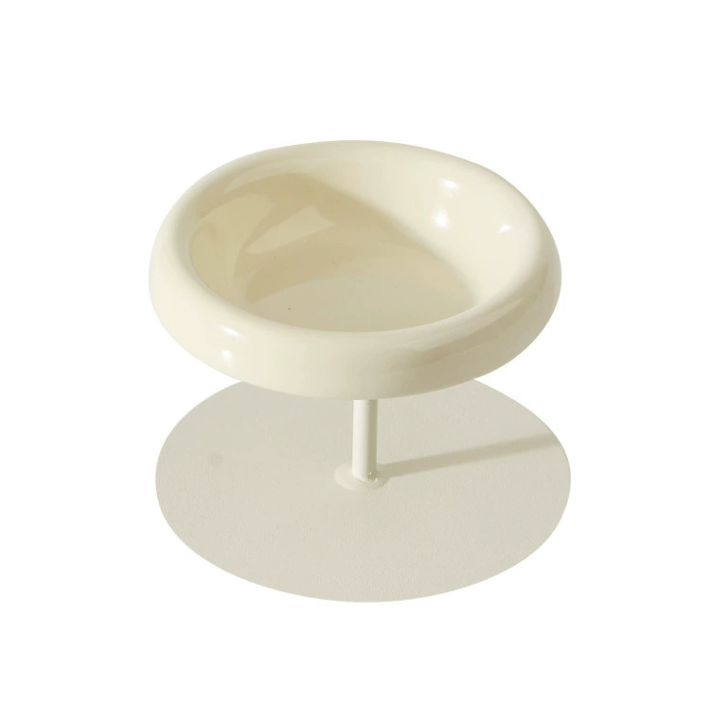 Aura Ceramic Pet Bowl with Metal Stand