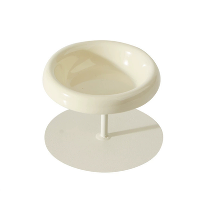 Aura Ceramic Pet Bowl with Metal Stand