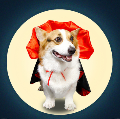 Halloween Vampire Cape for Cats and Dogs