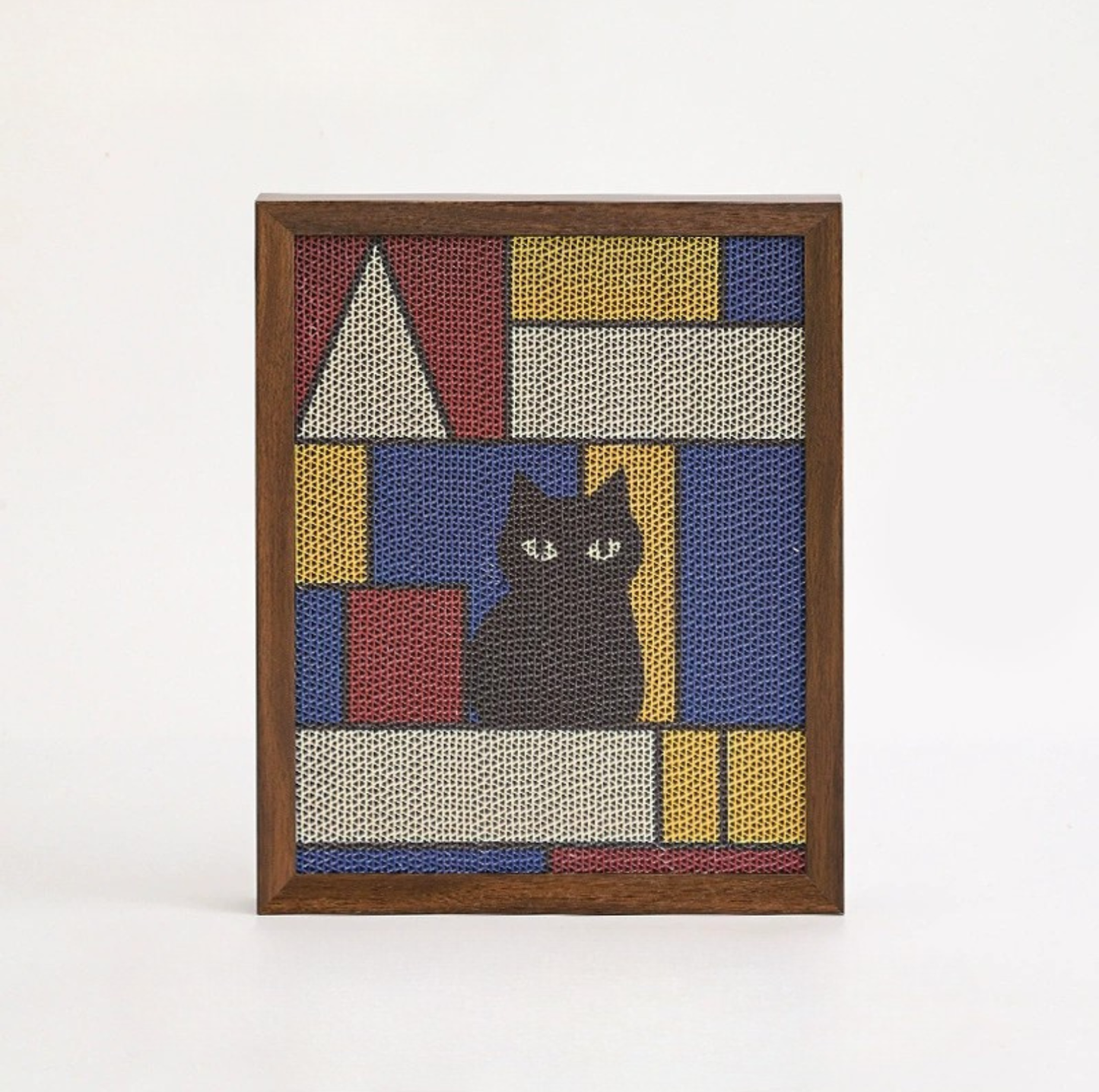 Framed Wall-Mounted Cat Scratcher