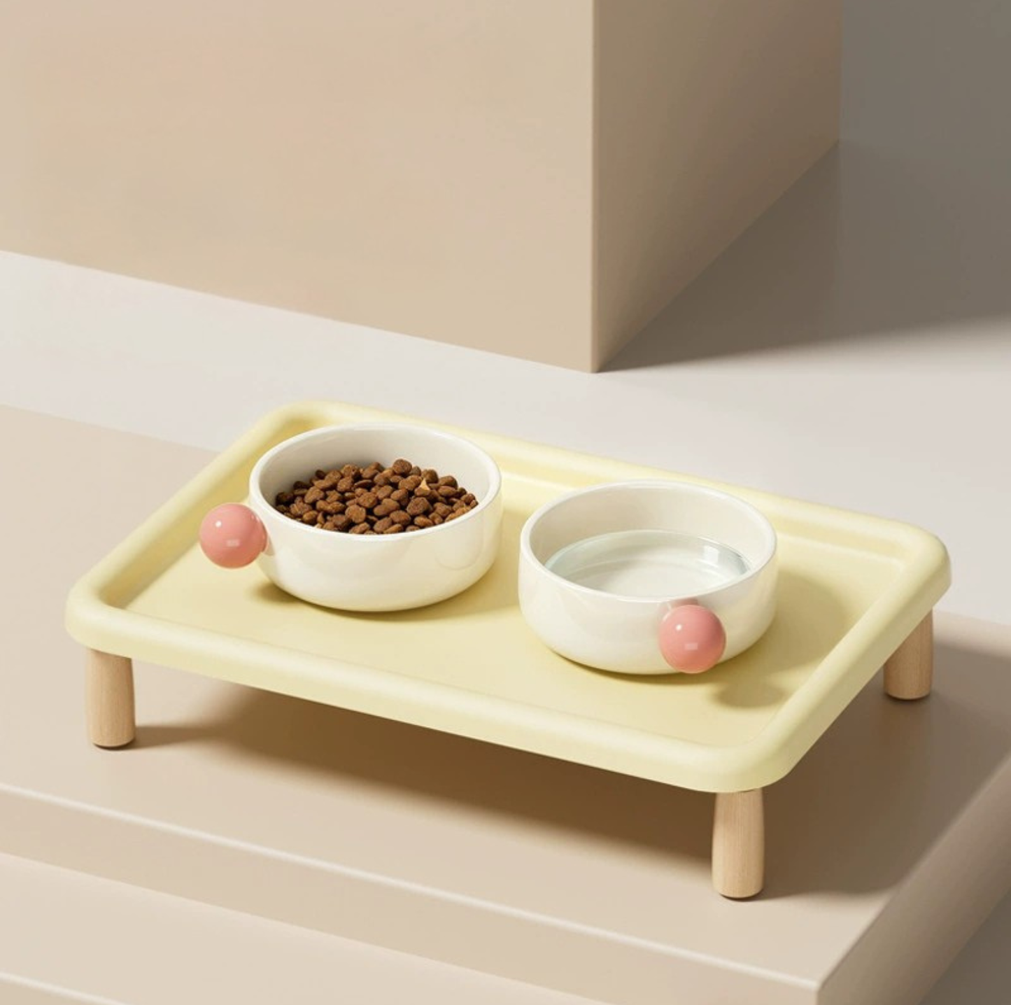 Ceramic Pet Bowl & Stand Set (Available Separately)