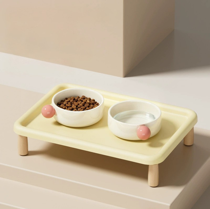Ceramic Pet Bowl & Stand Set (Available Separately)