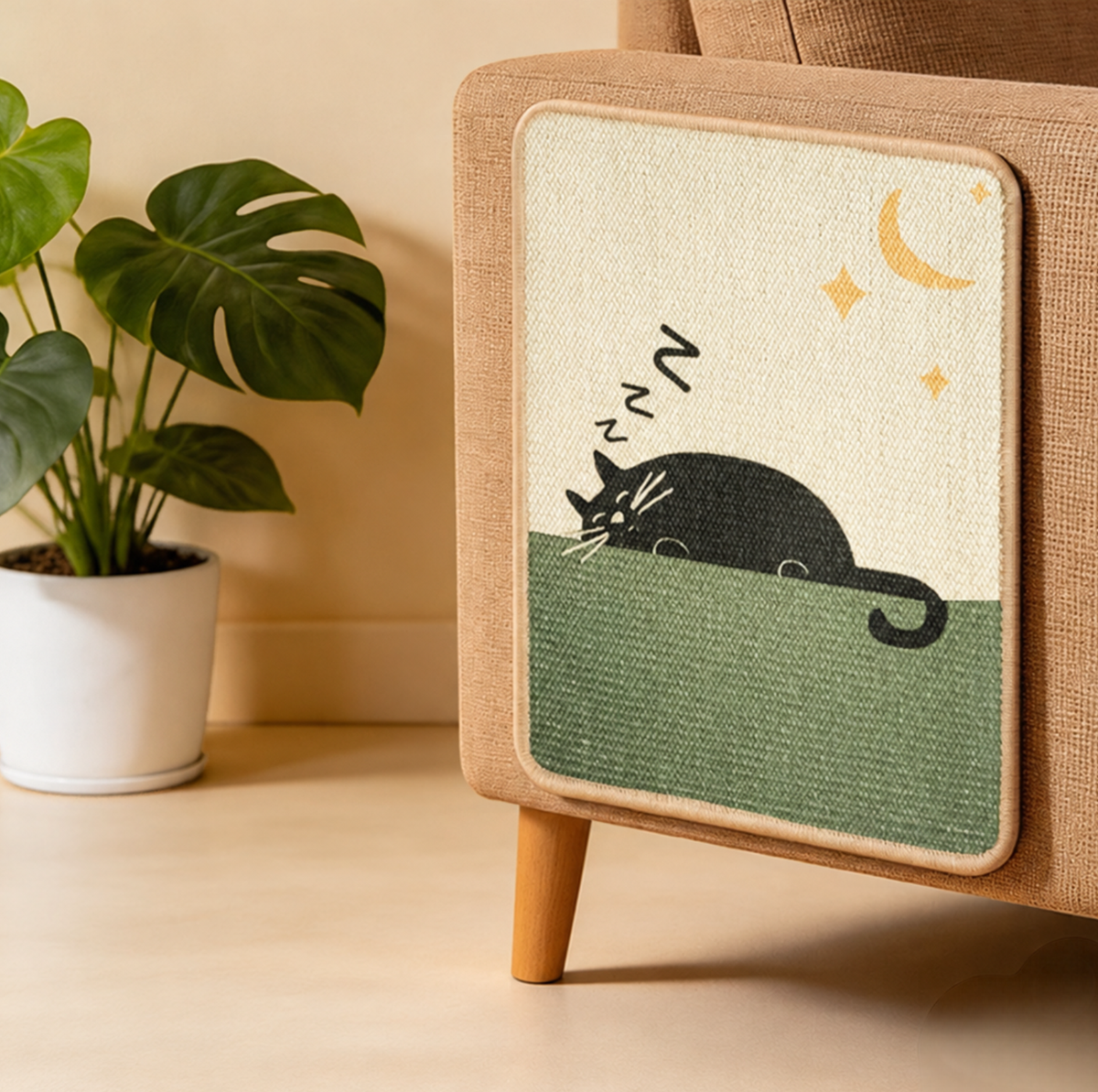 Stick & Scratch Sisal Cat Scratching Mat