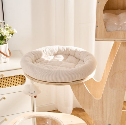 Treehouse Solid Wood Cat Villa Tower – 165 cm
