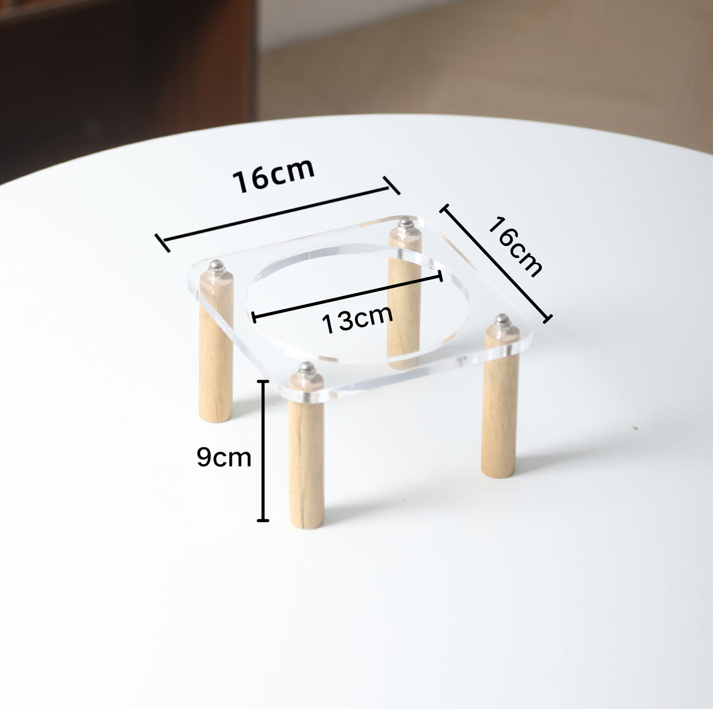 Ceramic Slow Feeder Bowl / Water Bowl with Optional Acrylic Stand
