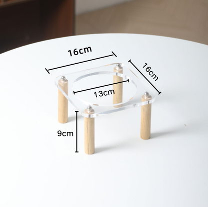 Ceramic Slow Feeder Bowl / Water Bowl with Optional Acrylic Stand