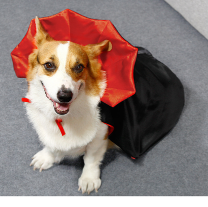 Halloween Vampire Cape for Cats and Dogs