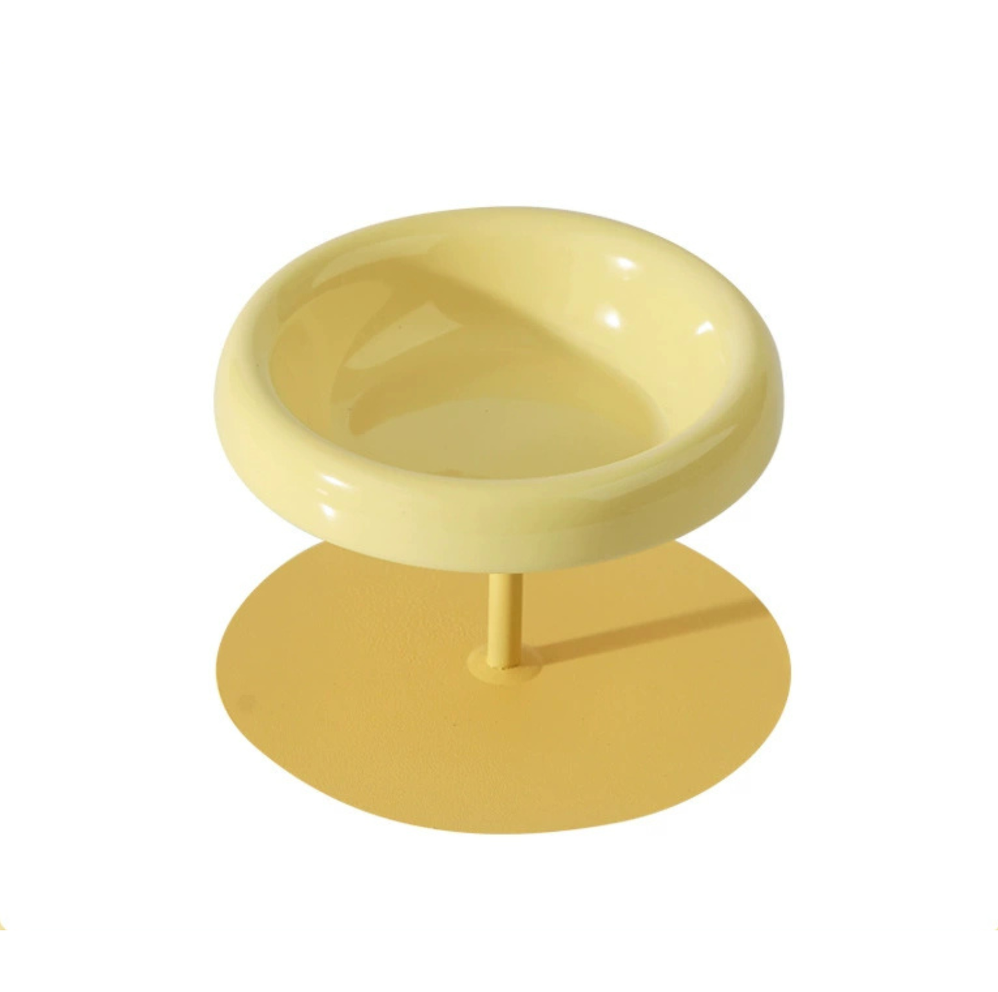 Aura Ceramic Pet Bowl with Metal Stand