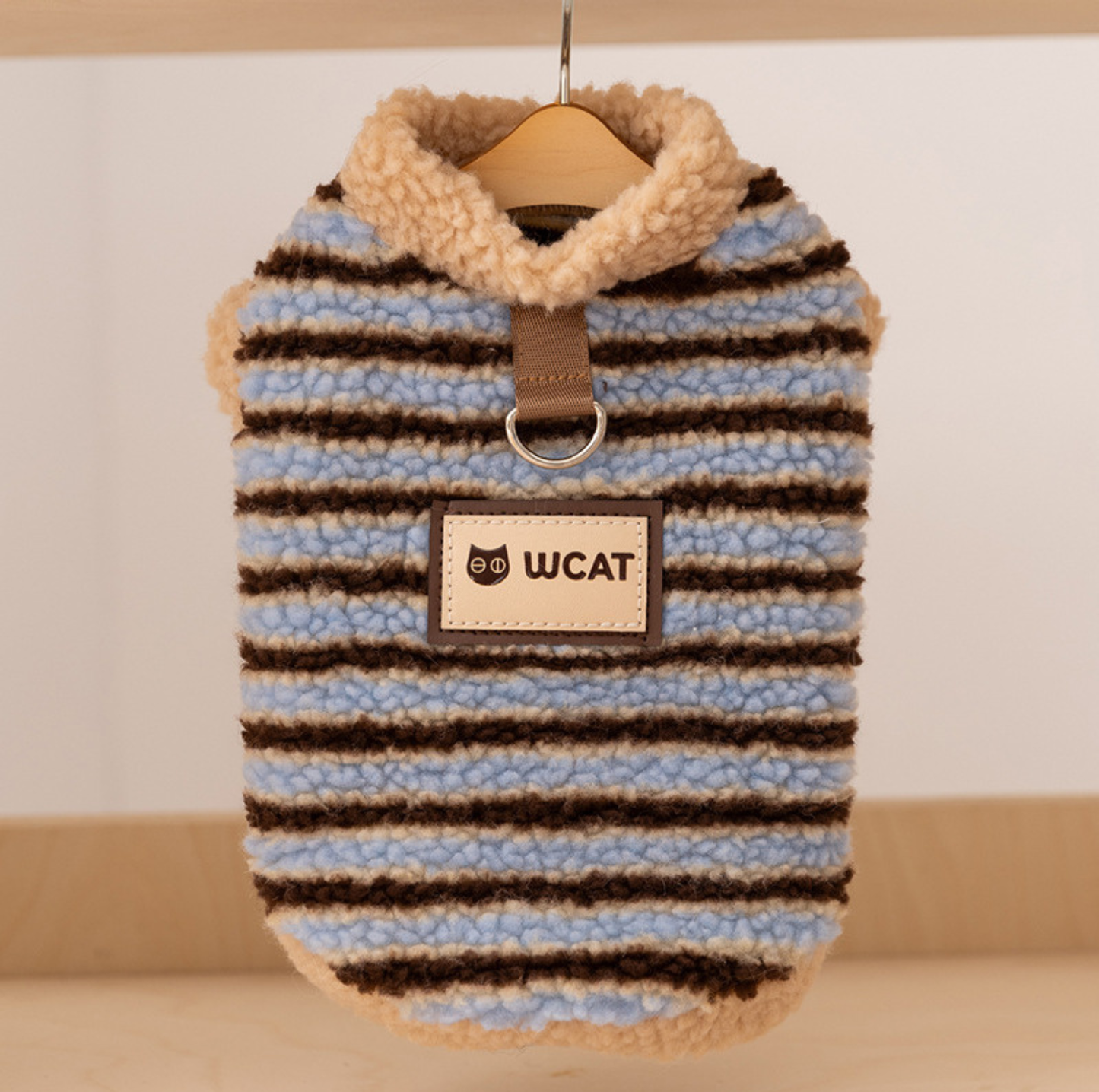 Teddy Fleece Pet Vest with D-Ring
