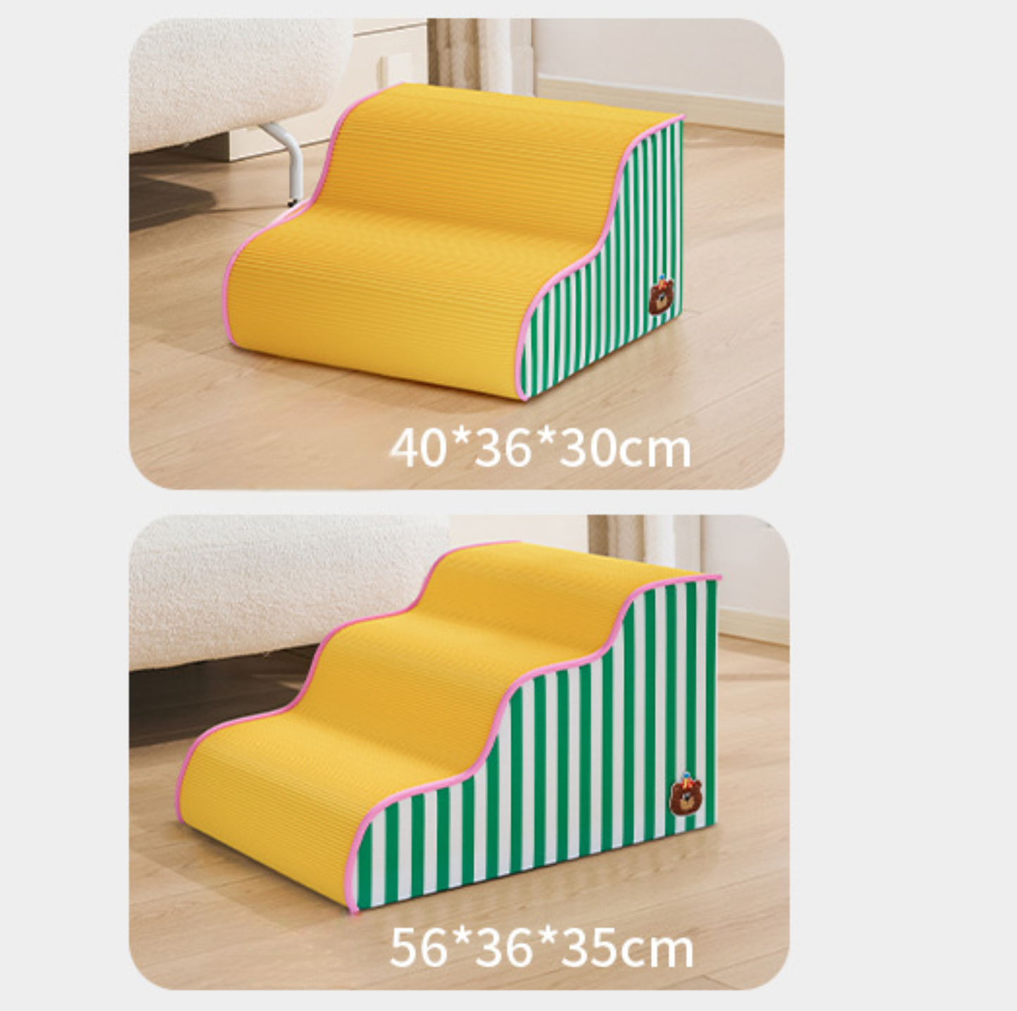 Pet Ramp Stairs with Non-Slip Base