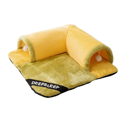 Cat Tunnel Bed – Play & Sleep in One