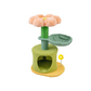 Flower-Styled Cat Tree with Soft Nest & Scratching Posts