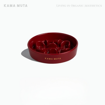 KAMA MUTA Ceramic Slow Feeder Bowl