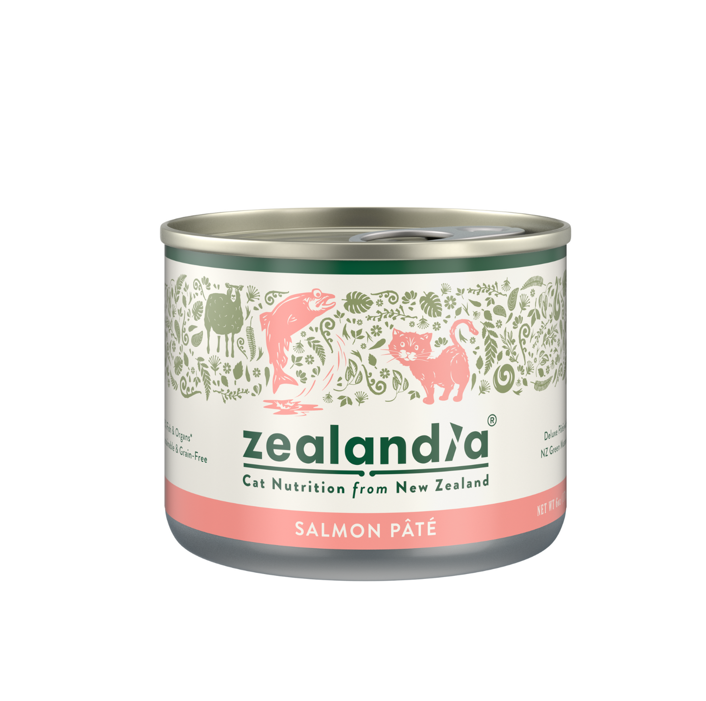 Zealandia Grain Free Salmon Pate Adult Cat Wet Food 170g