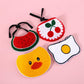 Plush Cartoon Design Pet Bib for Cats & Small Dogs