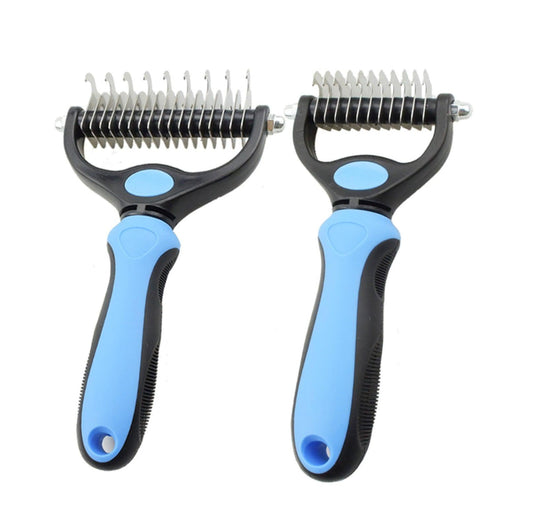 Pet Grooming Comb for Cats and Dogs - Shedding and Dematting