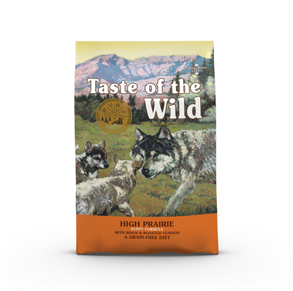 TASTE OF THE WILD Grain Free- High Prarie Puppy Dog Dry Food 12.2kg