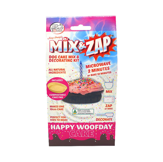 Wagalot Happy Woofday Dog Birthday Cake Mix (Pink)