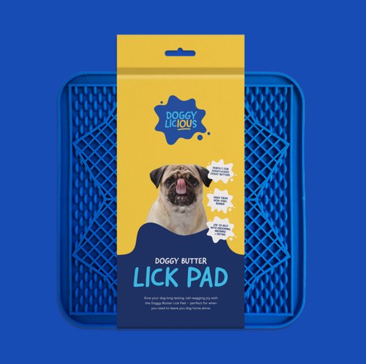 DOGGYLICIOUS DOGGY BUTTER LICK PAD BLUE