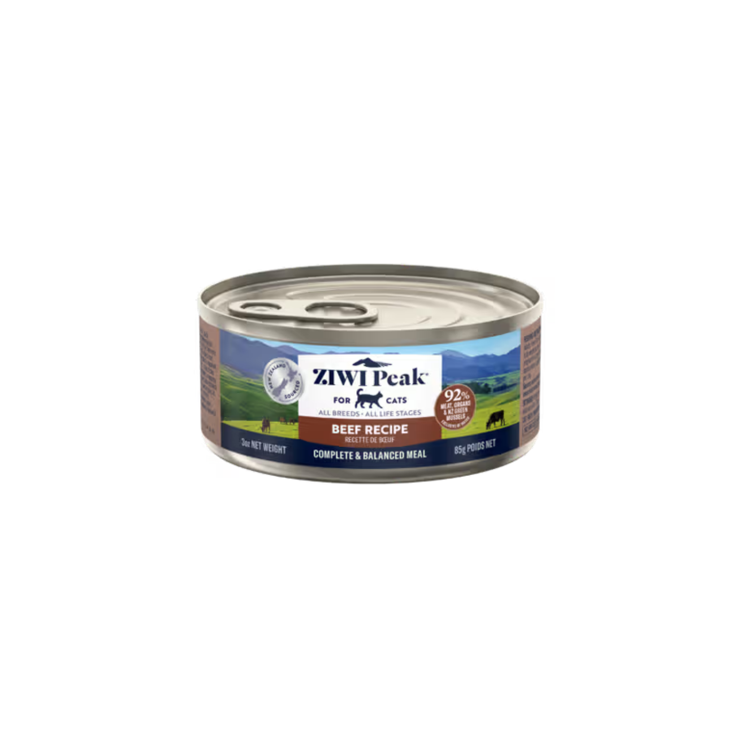 ZIWI Beef All Lifestages Wet Cat Food Cans 85g