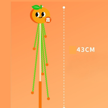 Lucky Fruit Interactive Cat Wand (Apple / Orange)