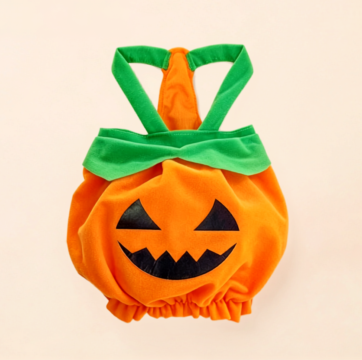 Halloween Pumpkin Pet Costume with Shoulder Straps