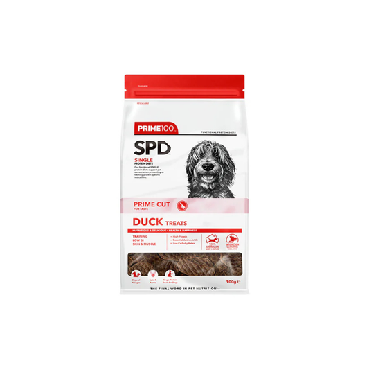 SPD™ Prime Cut Duck Treats 100g