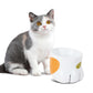 Elevated Ceramic Paw Shape Pet Cat Bowl Dog Bowl
