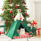 Festive Teepee: ZeZe's Christmas-Themed Pet Tent