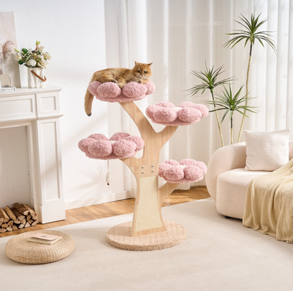 Flower Series Cat Tree – 4 Platforms