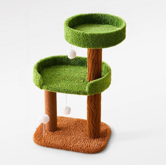 Jungle-Style 3-Level Small Cat Tree